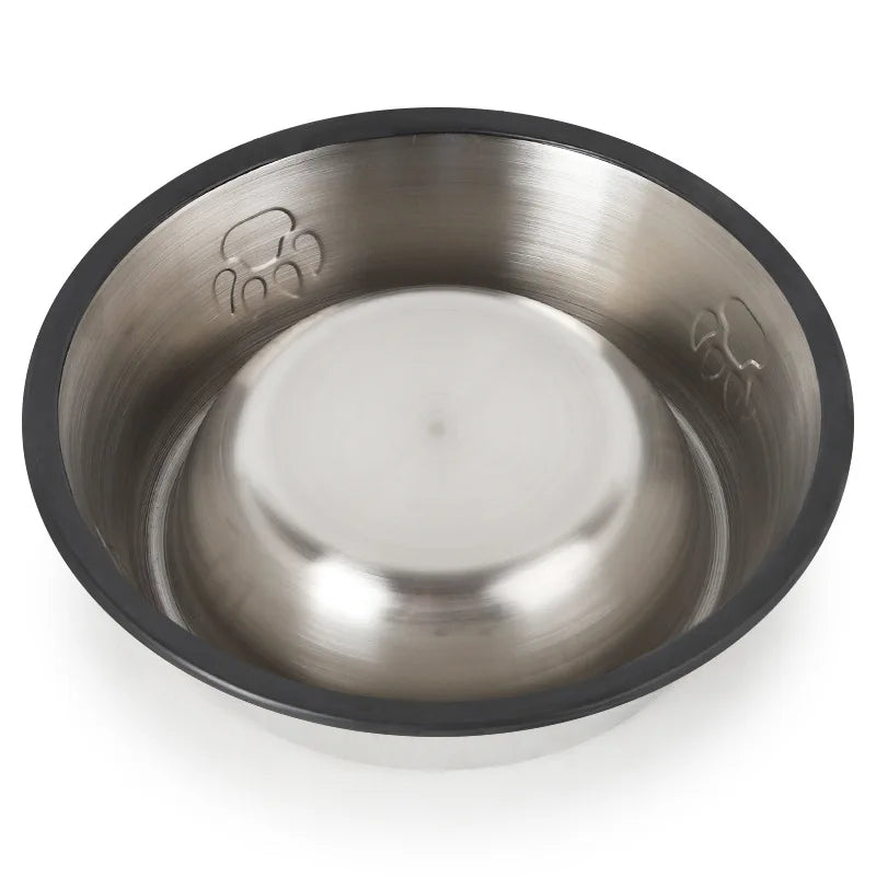 Stainless Steel Pet Dog Bowl Feeder Pet Supplies 6 Sizes - Bakyat Store