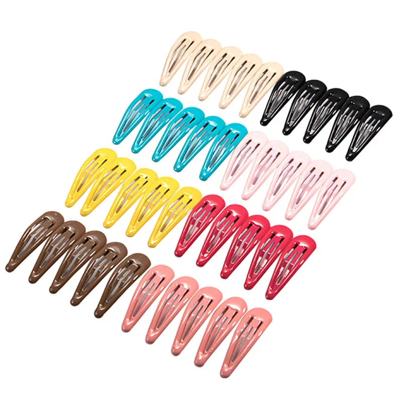 Cute Colorful Waterdrop Shape Hairpins Sweet Hair Clips - Bakyat Store