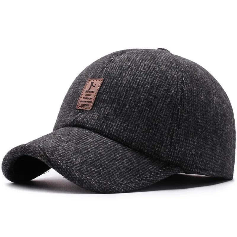 Autumn Winter Warm Windproof Baseball Cap For Men - Bakyat Store