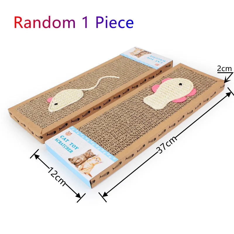 37*12cm Cat Scratching Board Mat Scraper Claw Paw Toys For Cat Scratcher Equipment Kitten Product Abreaction Furniture Protector - Bakyat Store