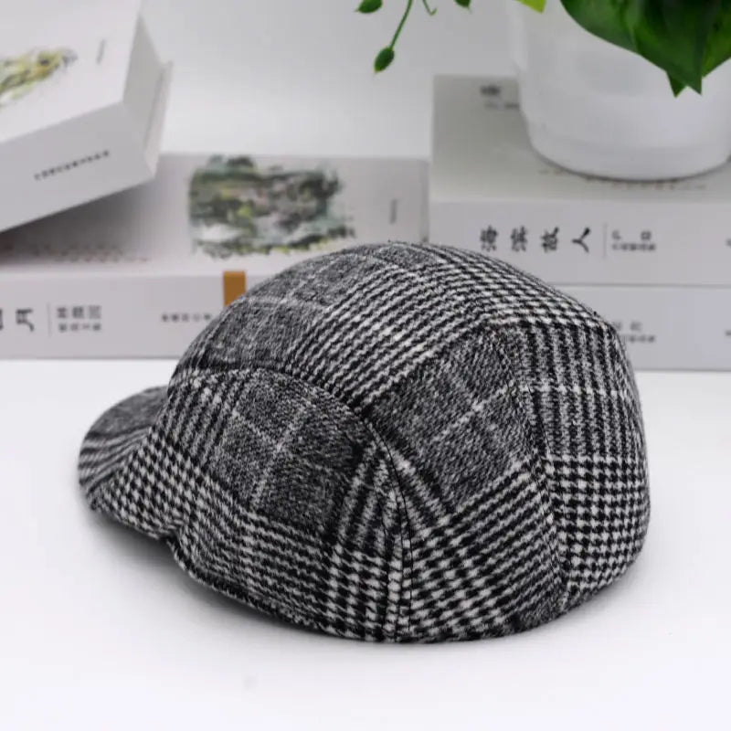 Warm Woolen Cloth Forward Hat For Men/Women - Bakyat Store