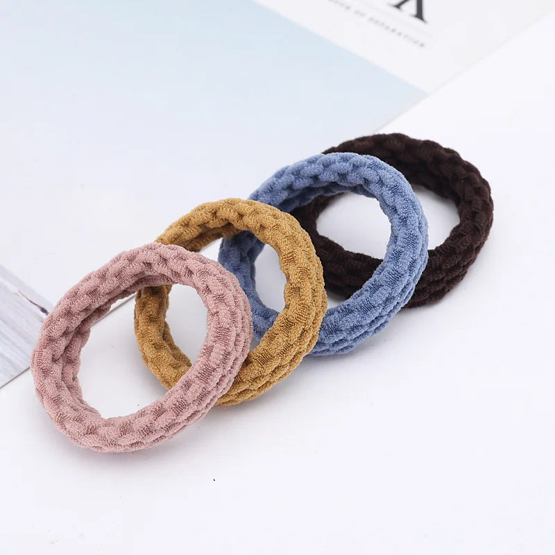 10PCS Women Girls Simple Basic Elastic Hair Bands - Bakyat Store