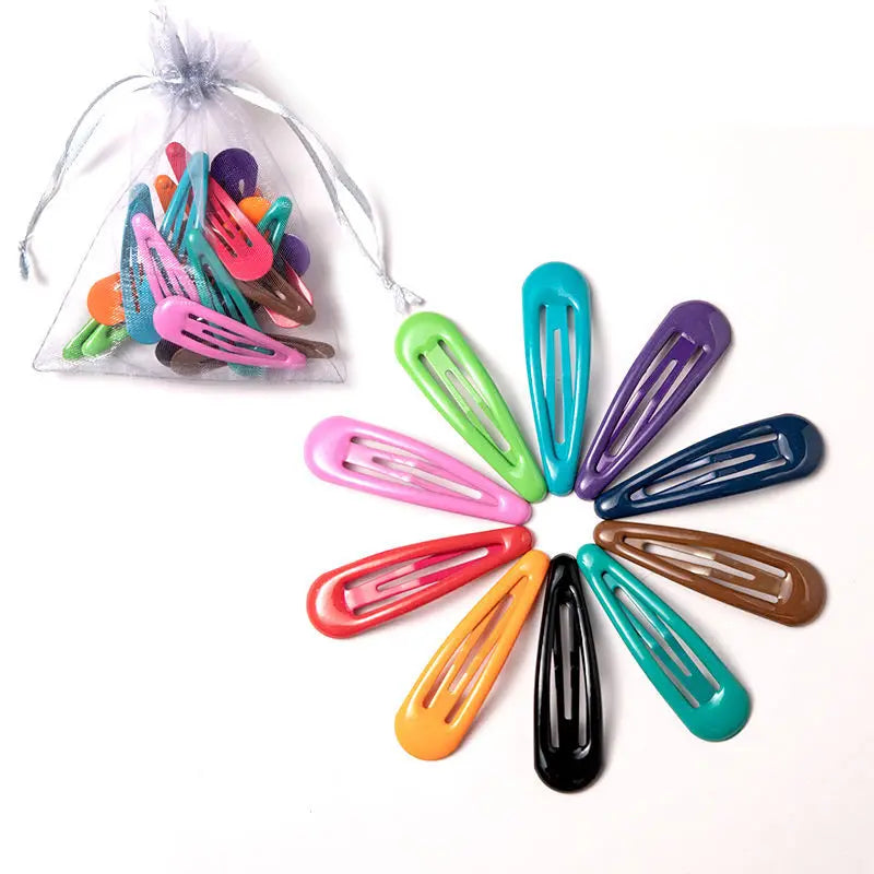 Cute Colorful Waterdrop Shape Hairpins Sweet Hair Clips - Bakyat Store