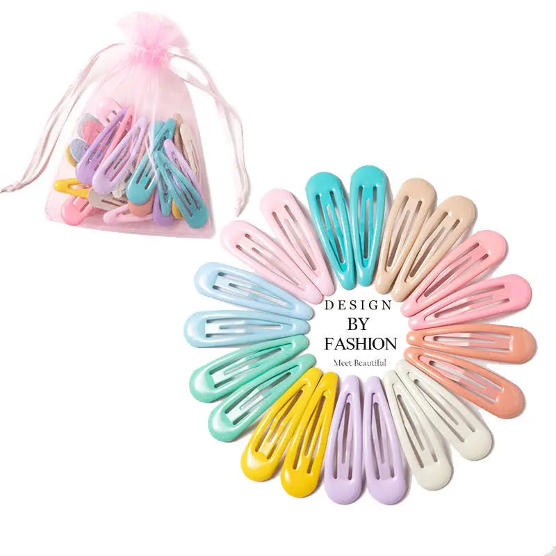 Cute Colorful Waterdrop Shape Hairpins Sweet Hair Clips - Bakyat Store