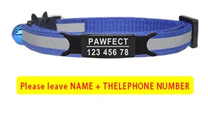 Reflective Cat Safety Buckle Collar - Bakyat Store