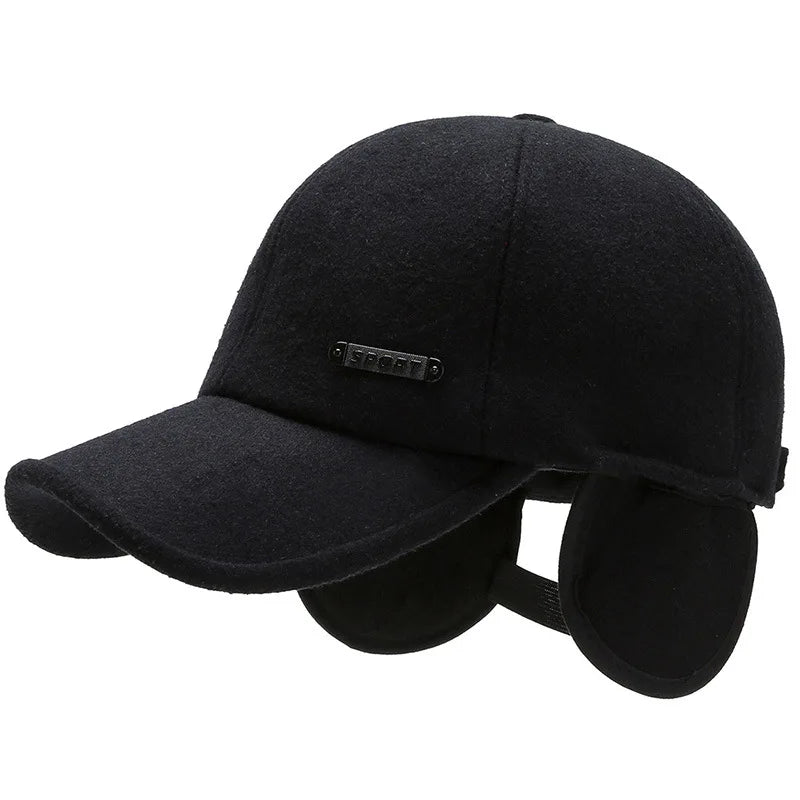 Autumn Winter Warm Windproof Baseball Cap For Men - Bakyat Store