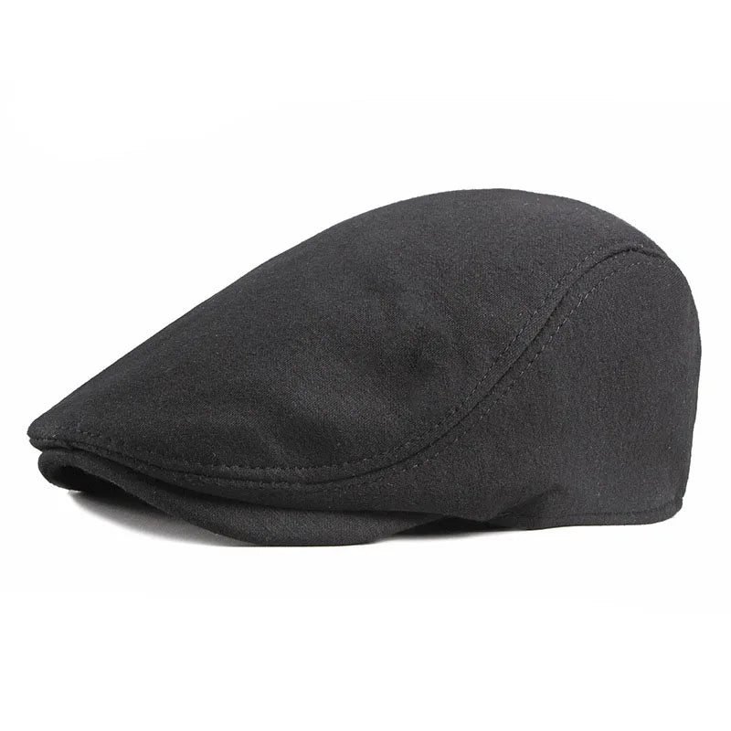 Warm Woolen Cloth Forward Hat For Men/Women - Bakyat Store