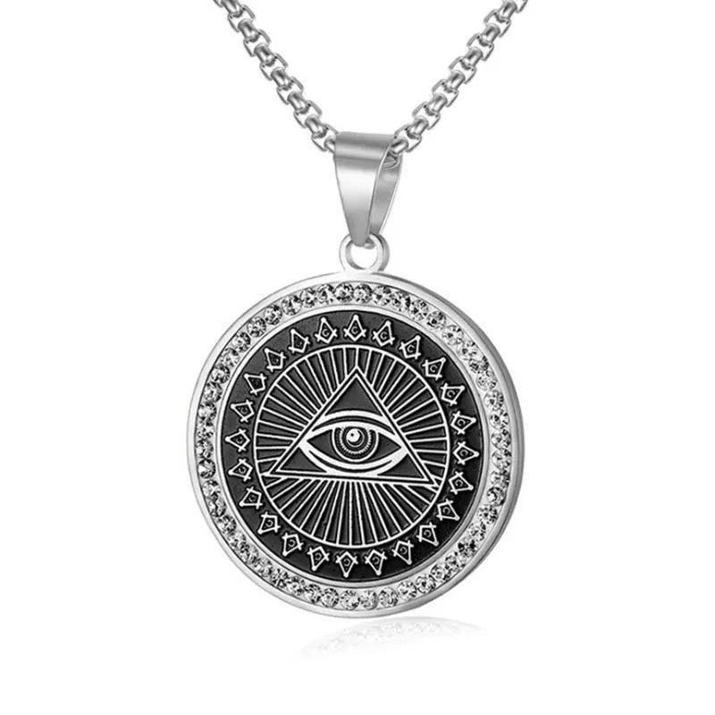 Eye of Horus Necklace Evil Eye Pendant Ancient Egypt - Bakyat Store