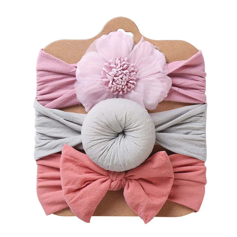 3PCS Baby Girl Headband Elastic Newborn Head Band - Bakyat Store