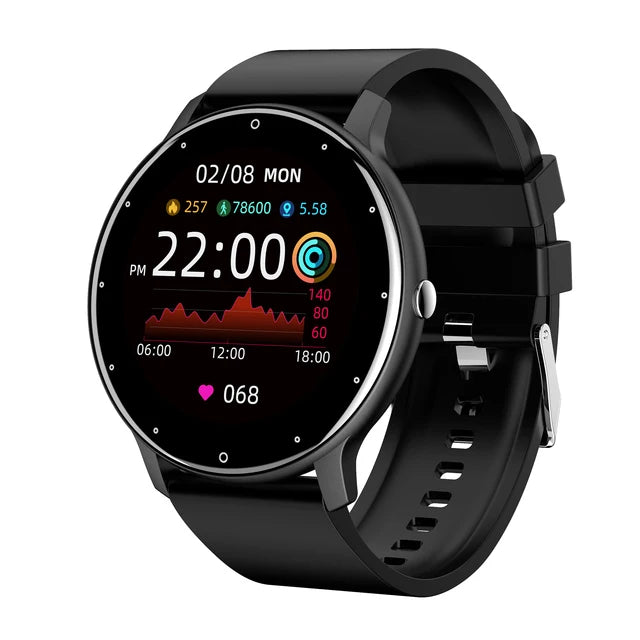 ZL02D Men Smart Watch Full Touch Screen Fitness Tracker - Bakyat Store