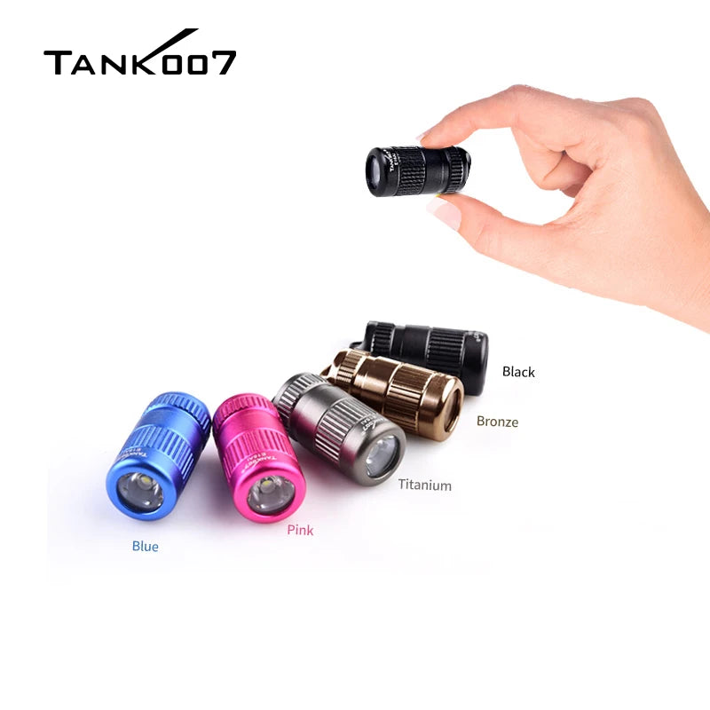 Mini 3W LED 100 Lumens Flashlight Keychain - Bakyat Store