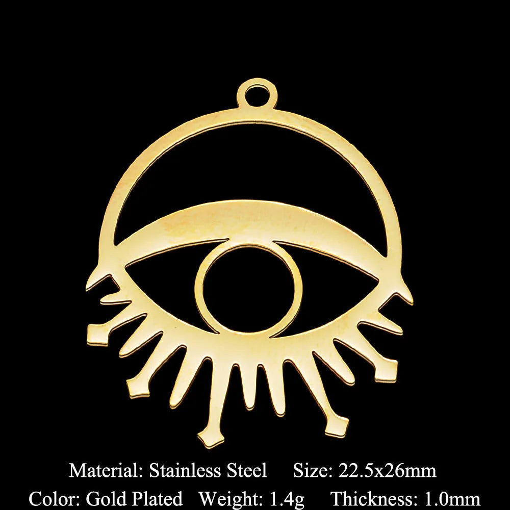 5pcs/lot 316 Stainless Steel Religious Egypt Earring - Bakyat Store