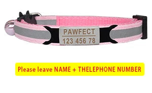 Reflective Cat Safety Buckle Collar - Bakyat Store