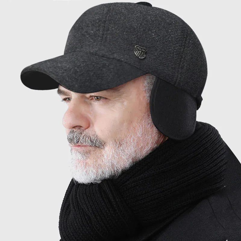 Autumn Winter Warm Windproof Baseball Cap For Men - Bakyat Store