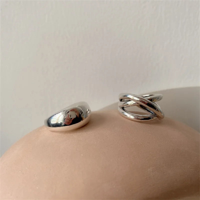 A Retro style handmade silver rings collection - Bakyat Store