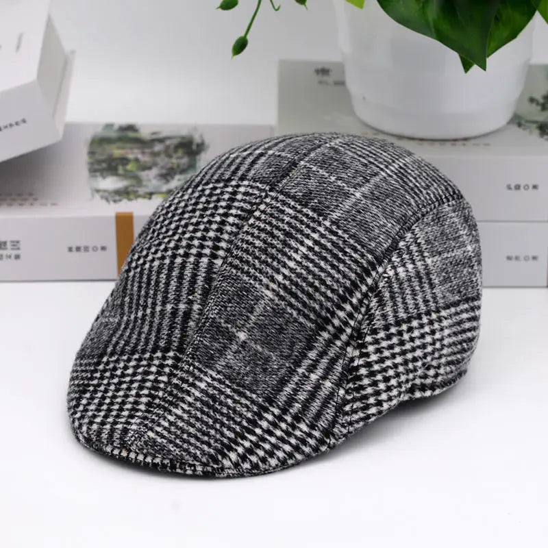 Warm Woolen Cloth Forward Hat For Men/Women - Bakyat Store