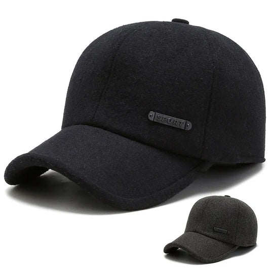 Autumn Winter Warm Windproof Baseball Cap For Men - Bakyat Store