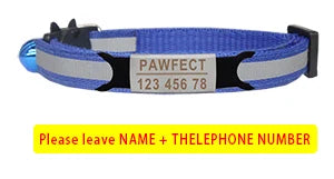 Reflective Cat Safety Buckle Collar - Bakyat Store