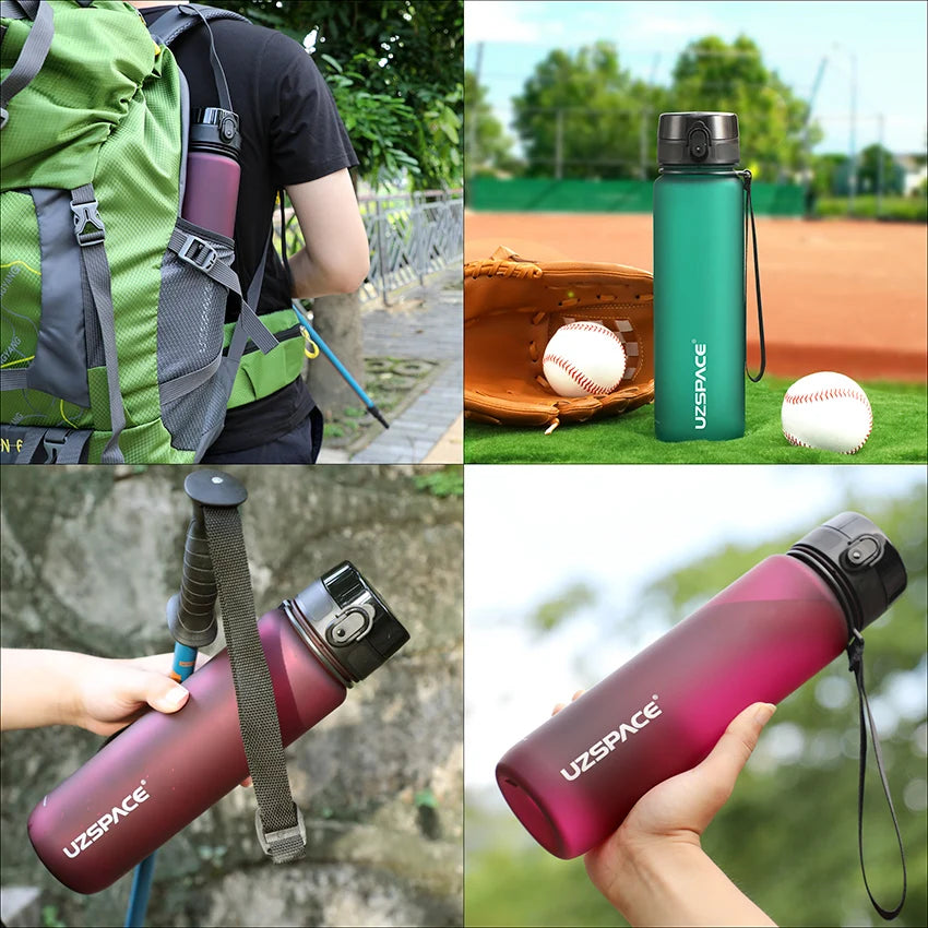 New 500/1000ml Sports Water Bottle - Bakyat Store