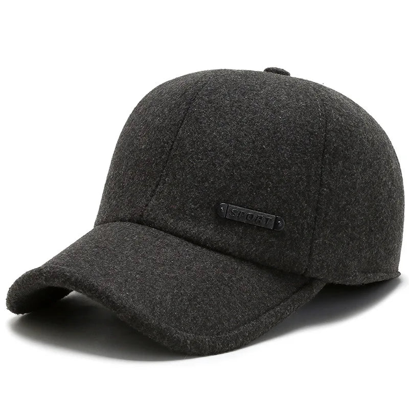 Autumn Winter Warm Windproof Baseball Cap For Men - Bakyat Store