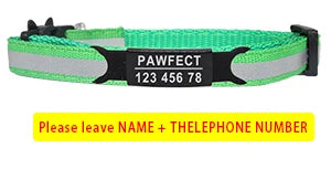 Reflective Cat Safety Buckle Collar - Bakyat Store