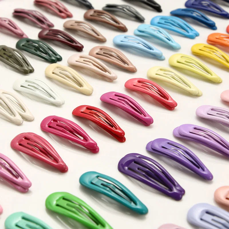 Cute Colorful Waterdrop Shape Hairpins Sweet Hair Clips - Bakyat Store