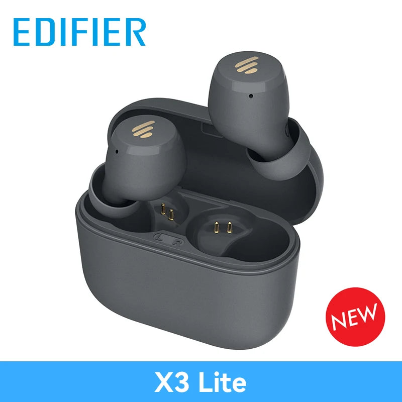 EDIFIER X3 X3 Lite TWS Wireless Bluetooth Earphone Bluetooth 5.3 Voice Assistant touch control up to 24hrs playback EQ Preset - Bakyat Store