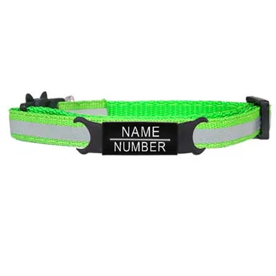 Reflective Cat Safety Buckle Collar - Bakyat Store