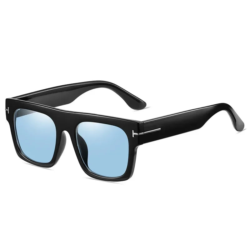 Trendy Square T-shaped Sunglasses - Bakyat Store