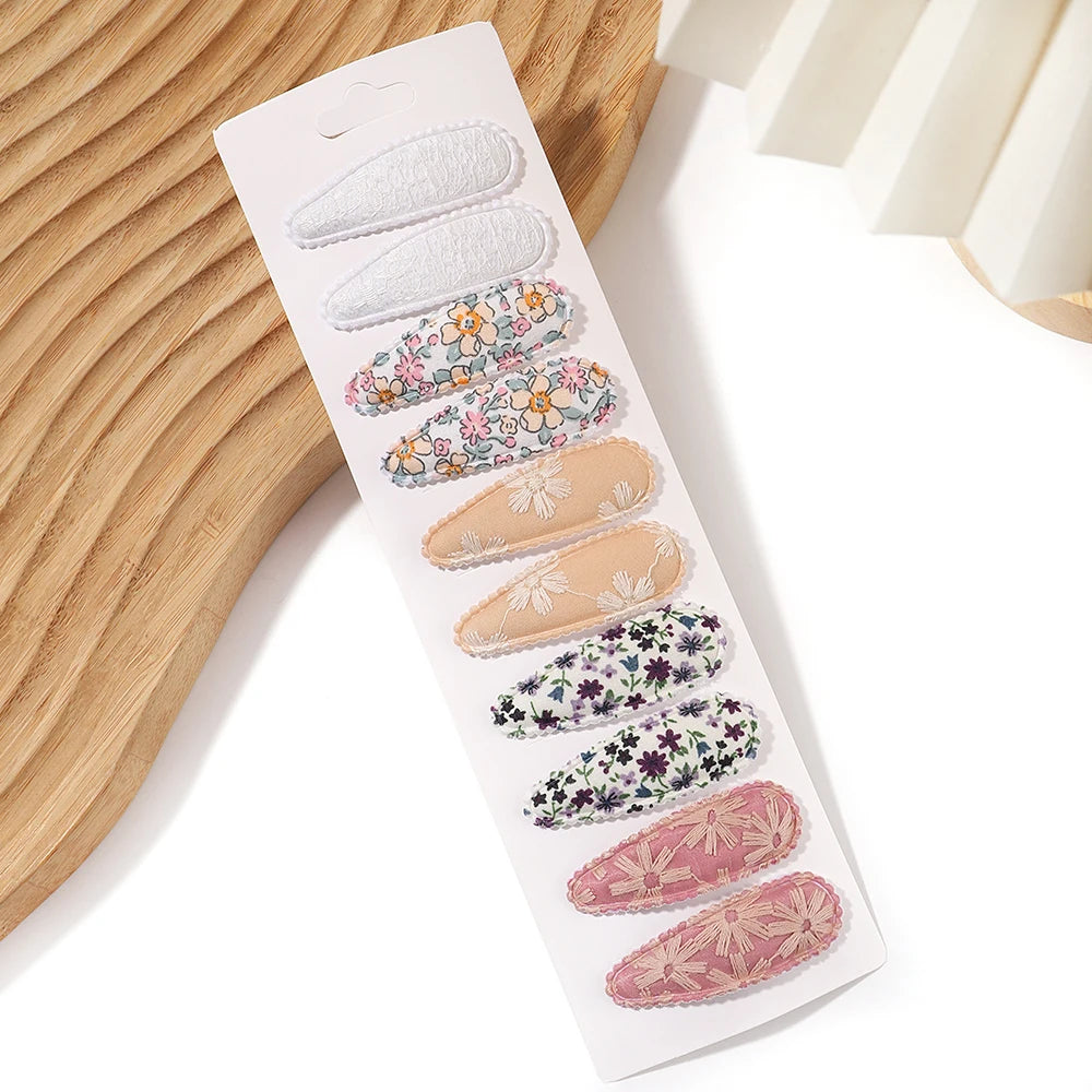 Fresh Print Cotton Alloy Hair Clips - Bakyat Store