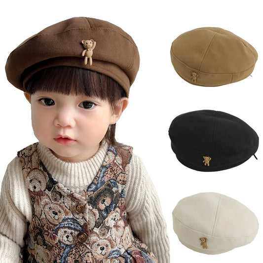 Wool Baby Girl Hat Winter Fall - Bakyat Store