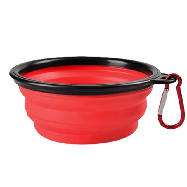 Collapsible Pet Silicone Dog Food and Water Bowl - Bakyat Store