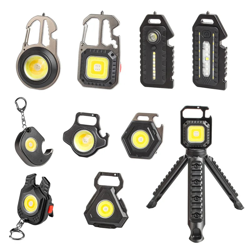 Mini LED COB Easy to Carry 800MA Lamps Flashlight - Bakyat Store