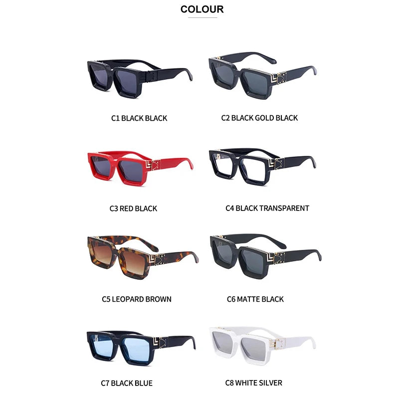 Small Rectangle Sunglasses - Bakyat Store