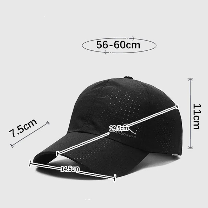 Solid Mesh Baseball Cap - Bakyat Store