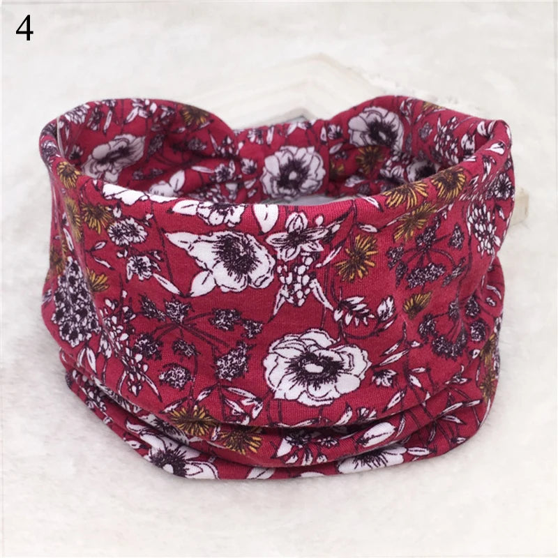 Bohemian Wide Cotton Stretch Headbands - Bakyat Store