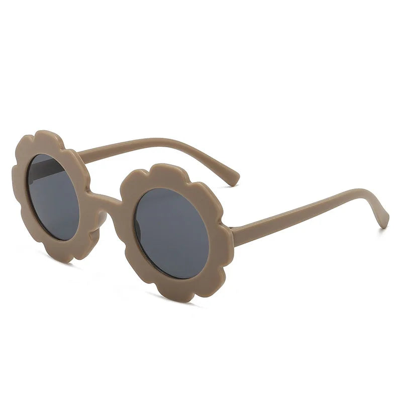 New Sun Flower Round Cute kids sunglasses - Bakyat Store