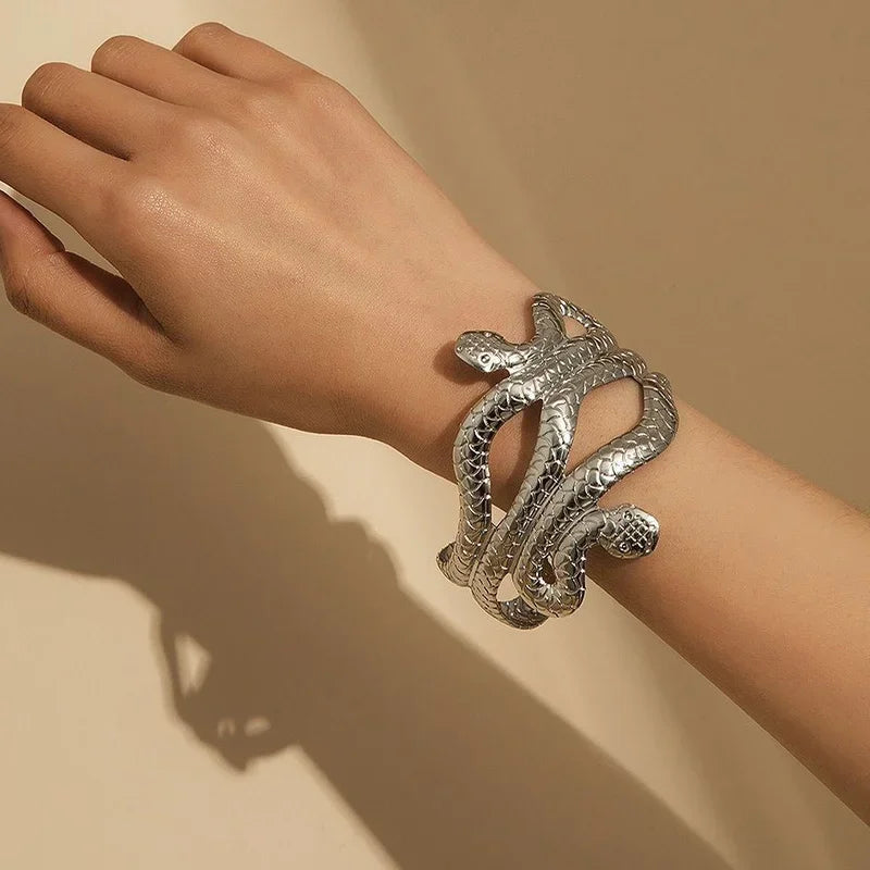 Snake Arm Cuff Temperament Animal - Bakyat Store