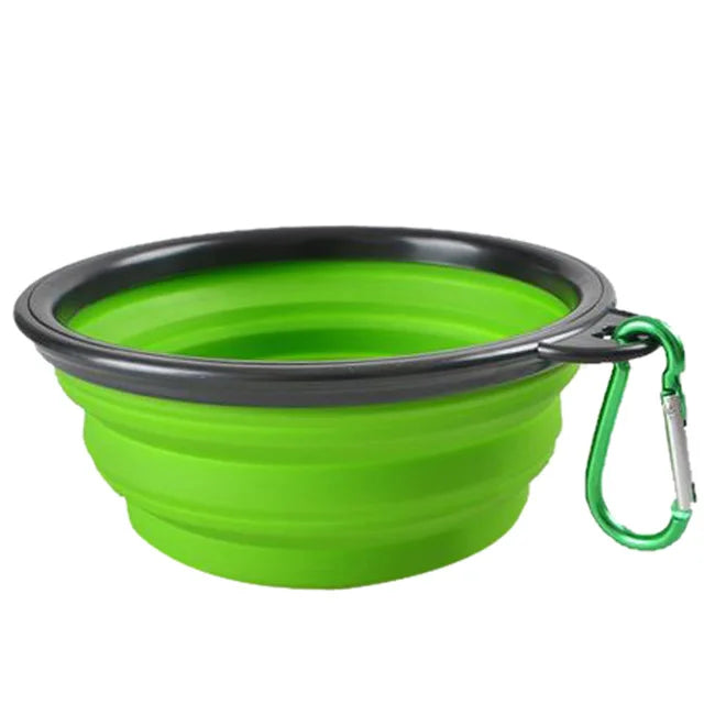 Collapsible Pet Silicone Dog Food and Water Bowl - Bakyat Store