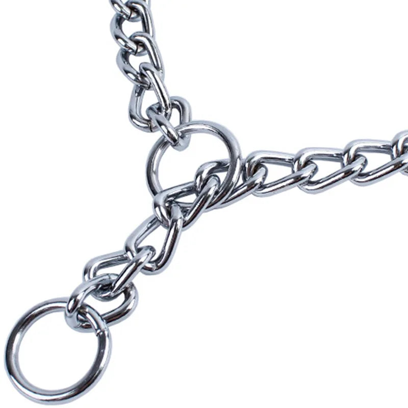 4 Size Stainless Steel Slip Chain Collar For Dog - Bakyat Store