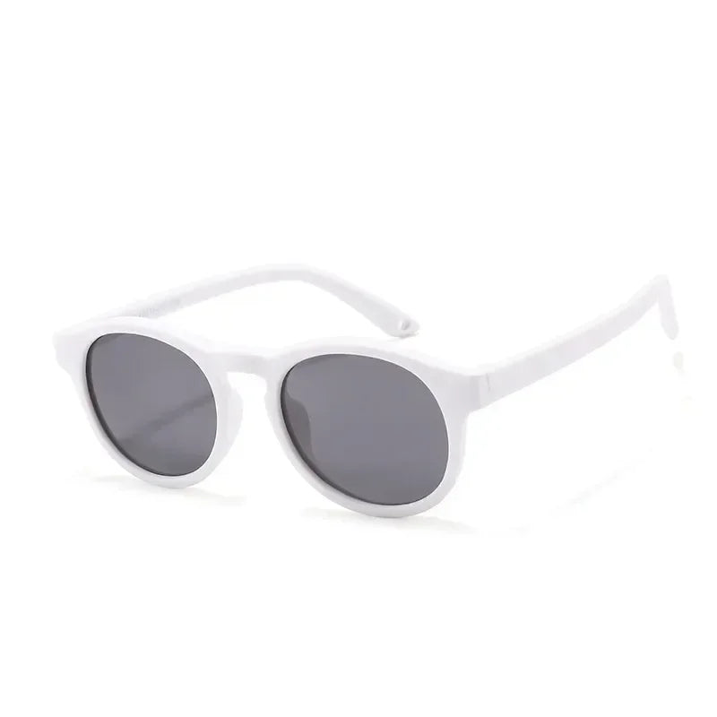 Fashion Baby's First Sunglasses with Strap Round Flexible UV400 Polarized Infant Sunglasses - Bakyat Store