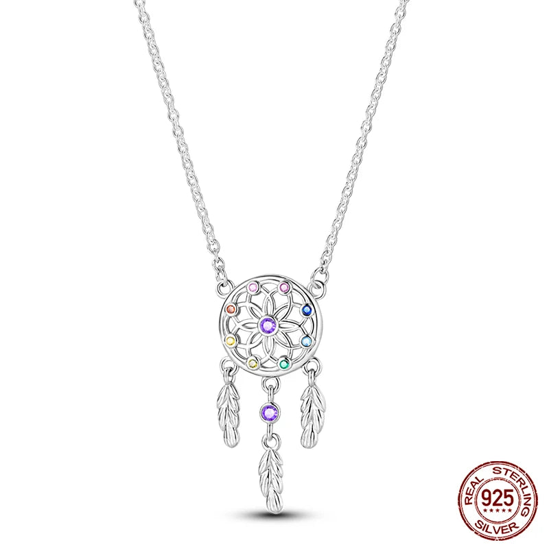 Luminous Firefly Heart Shaped Zircon Pendant Necklace - Bakyat Store