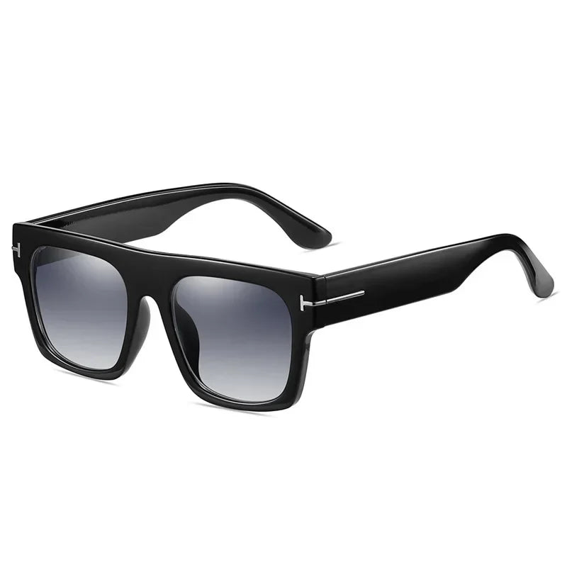 Trendy Square T-shaped Sunglasses - Bakyat Store