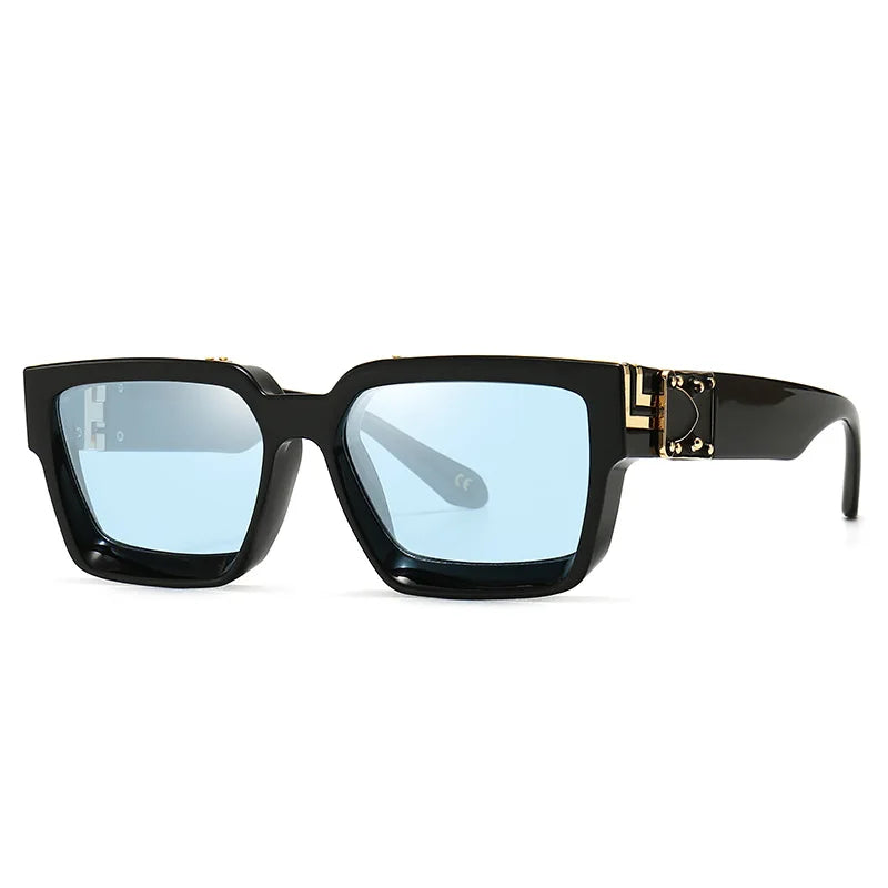 Square Thick Frame Luxury Oversized Sunglasses - Bakyat Store