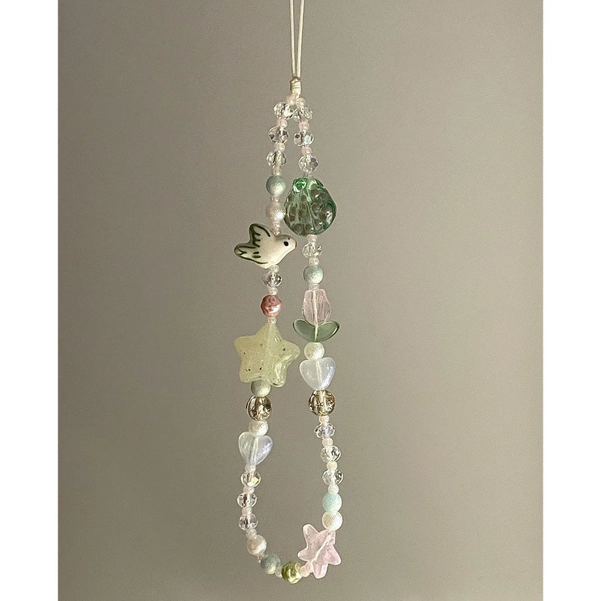 Phone Strap Flower Lanyard for Girl Cell Phone Wrist Strap Keychain Cord - Bakyat Store