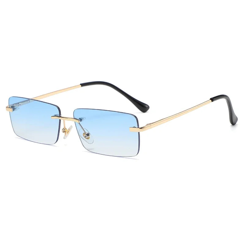 Small Square Rimless Sunglasses - Bakyat Store