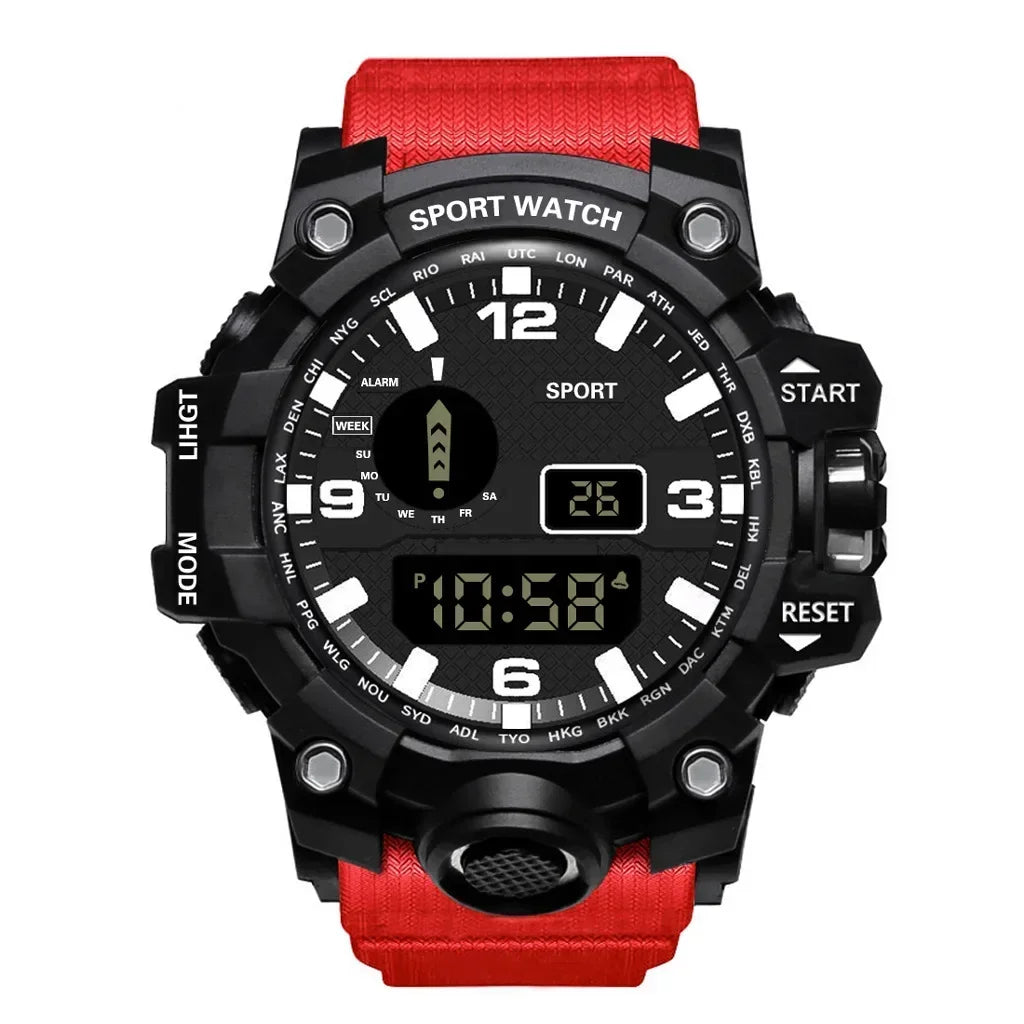 Men LED Digital Watch Men Sport Watches Fitness Electronic Watch Multifunction Military Sports Watches Clock Kids Gifts 2024 - Bakyat Store