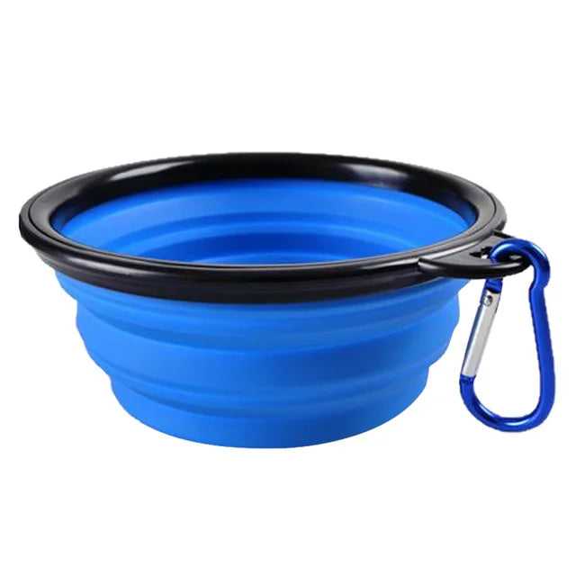 Collapsible Pet Silicone Dog Food and Water Bowl - Bakyat Store