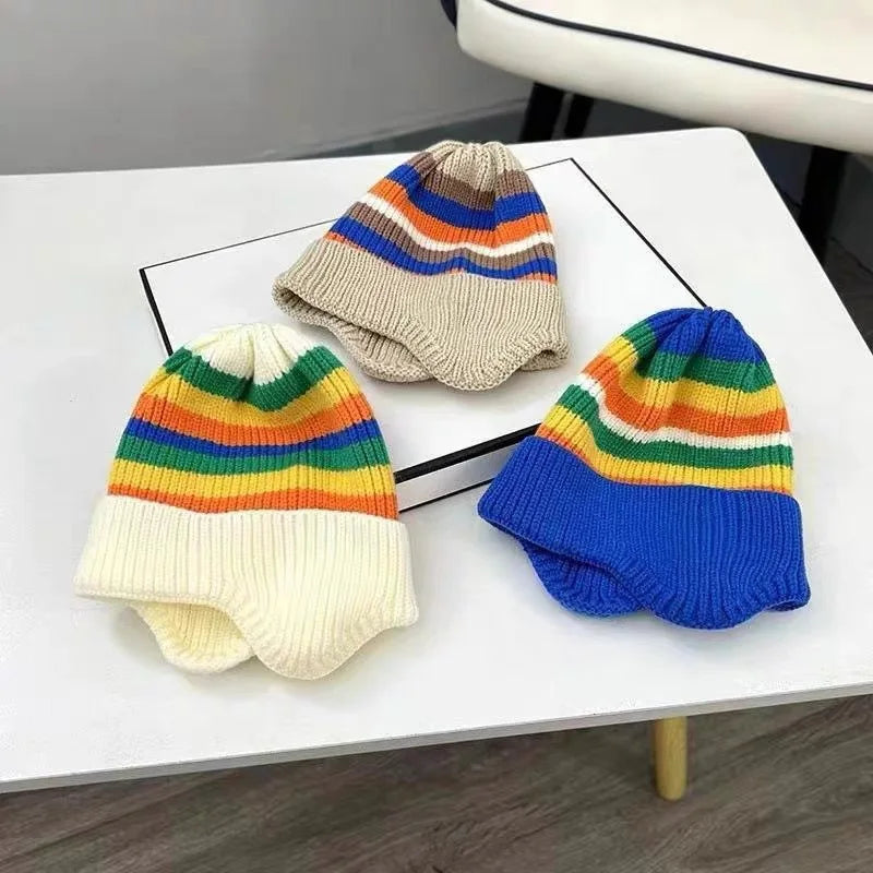 Rainbow Baby Winter Hat - Bakyat Store