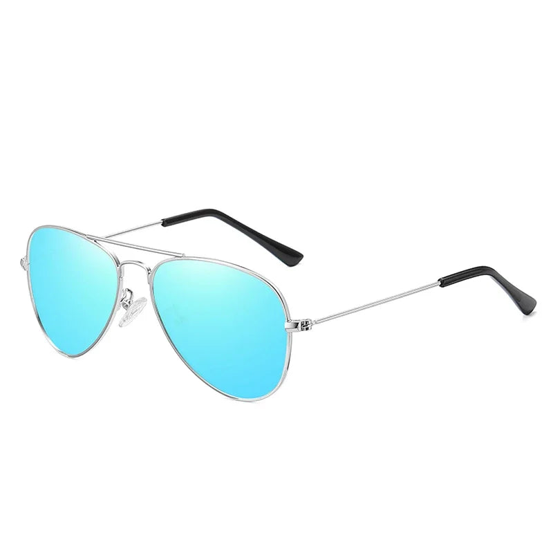 Classic Polarized Sunglasses 5-12 Year Mirror Children Glasses Metal Frame Eyeglasses UV400 - Bakyat Store